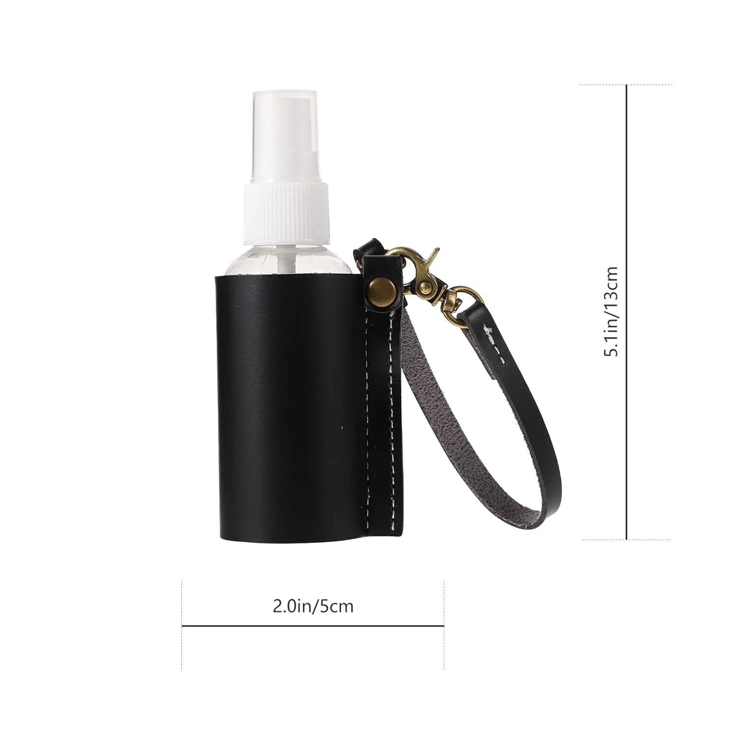 1 Set Portable Keychain Holder for Liquid Toiletries Travel Bottle for Shampoo Soap Lotion and Cosmetics for Handbags Backpacks and Diaper Bags Convenient and Versatile Container