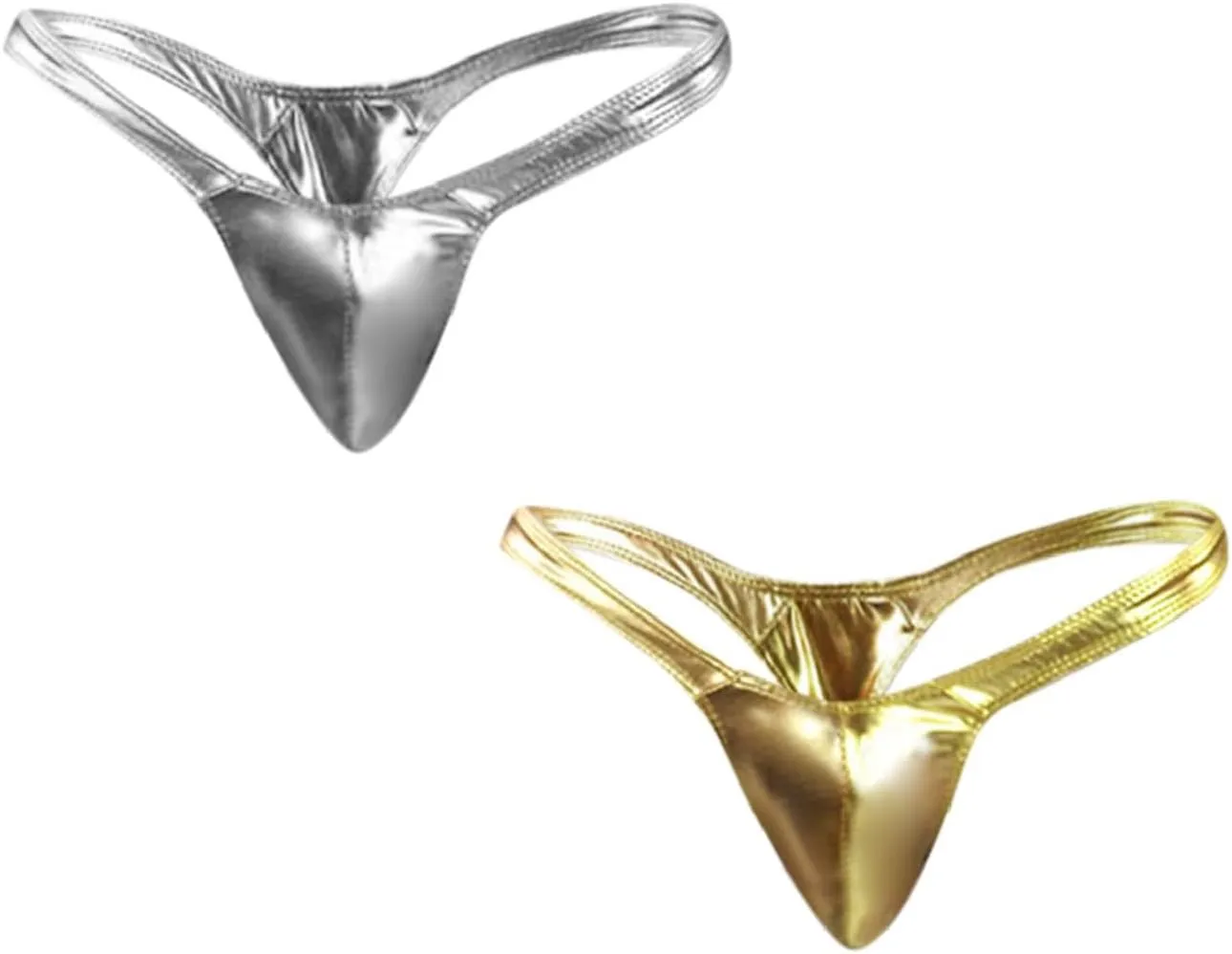 2/3/4/5pcs Bikini Thong for Men Thong Swimwear Sexy G-String Briefs Gay Comfortable Patent Leather Briefs