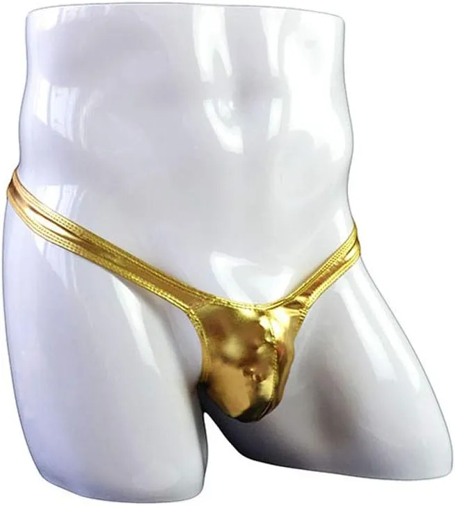 2/3/4/5pcs Bikini Thong for Men Thong Swimwear Sexy G-String Briefs Gay Comfortable Patent Leather Briefs