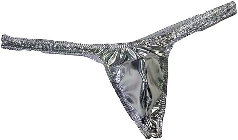 2/3/4/5pcs Bikini Thong for Men Thong Swimwear Sexy G-String Briefs Gay Comfortable Patent Leather Briefs