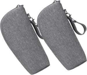 2pcs Insulated Bottle Bags Travel Milk Bottle Warmers Coolers Portable Storage Organizer for Feeding Lightweight Water Resistant Convenient for Outings