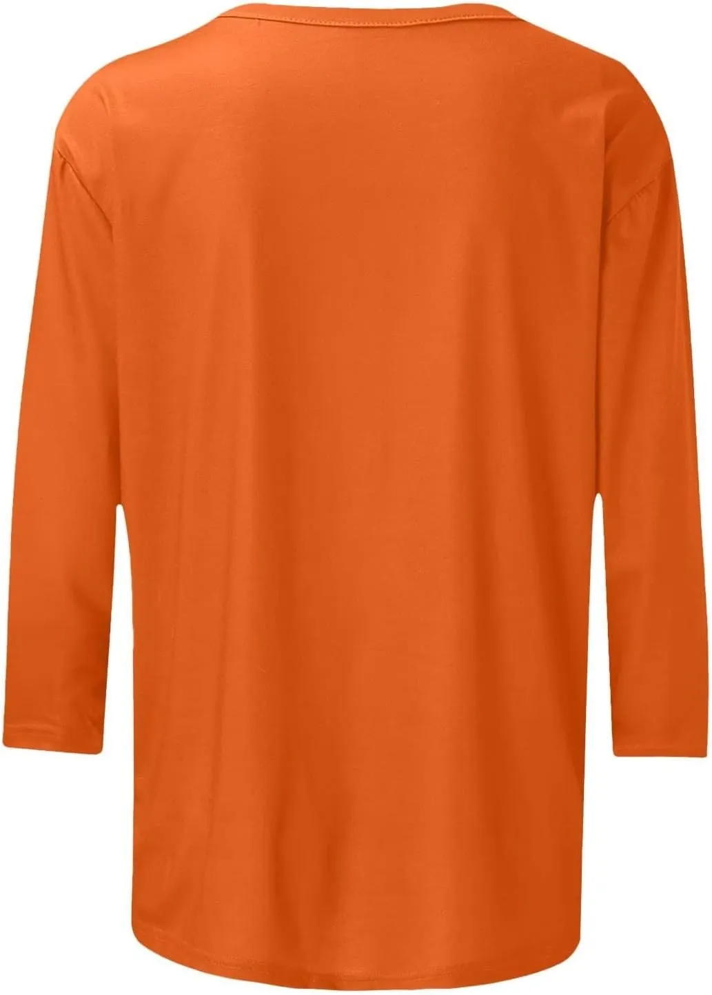 3/4 Length Sleeve Womens Tops 2025 Spring Casual Loose Fit Crew Neck T Shirts Soft Three Quarter Length Tunic Tops