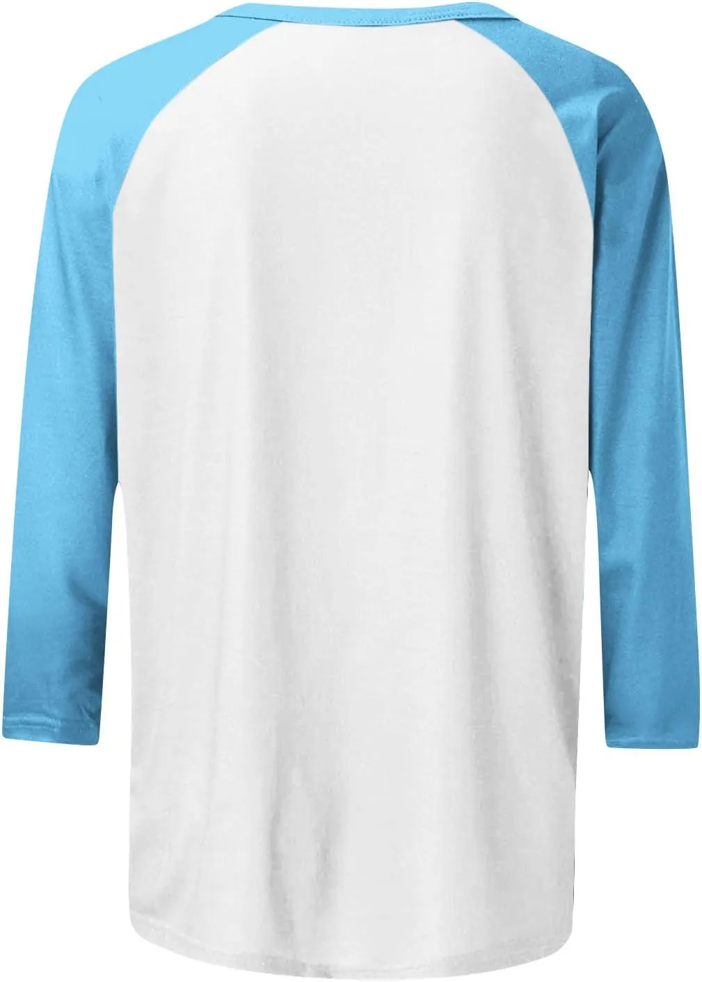 3/4 Sleeve Tops for Women Workout Jersey Shirts Baseball Style Raglan Tshirts Casual Color Block Tees Comfy Steetwear