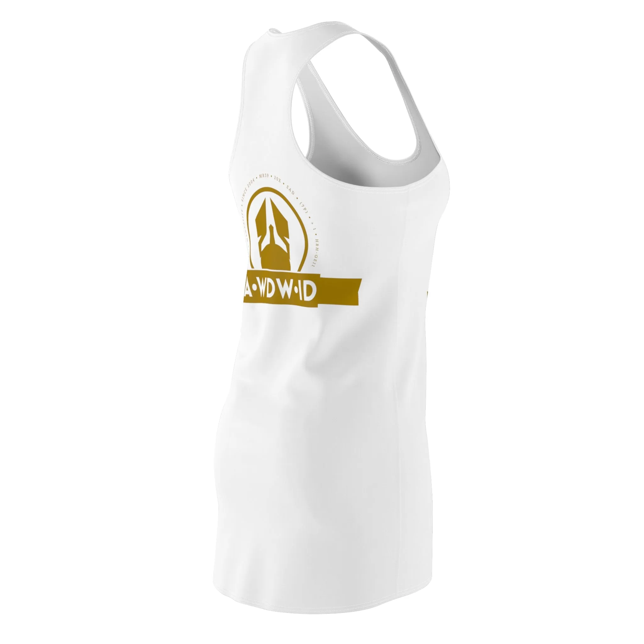 A1- Who Dares Wins  ID Women's Cut & Sew Racerback Dress (AOP)