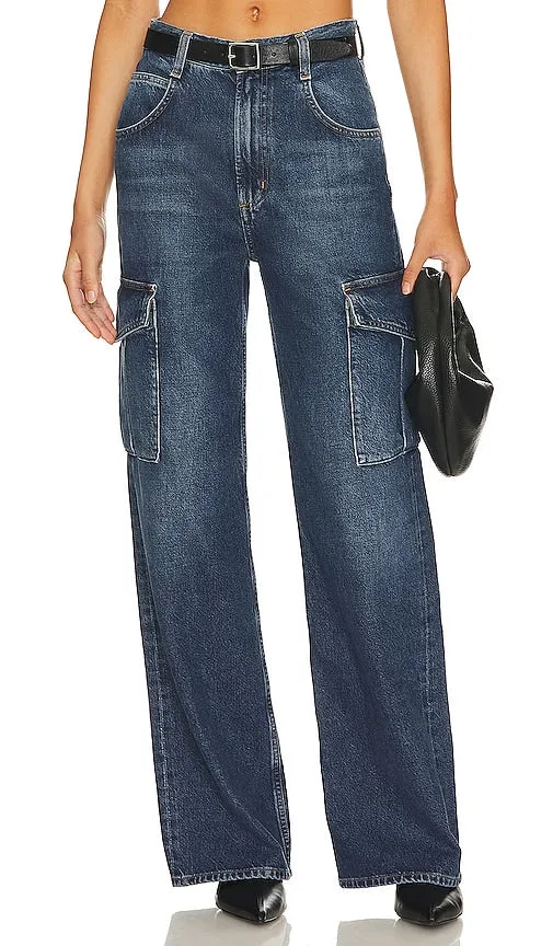 AGOLDE Minka Cargo in Blue