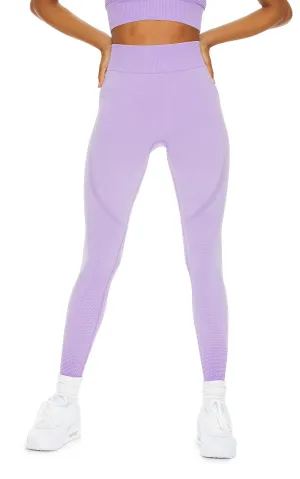 Always Ready Sculpted Seamless Honeycomb High-Waist Leggings | Lilac