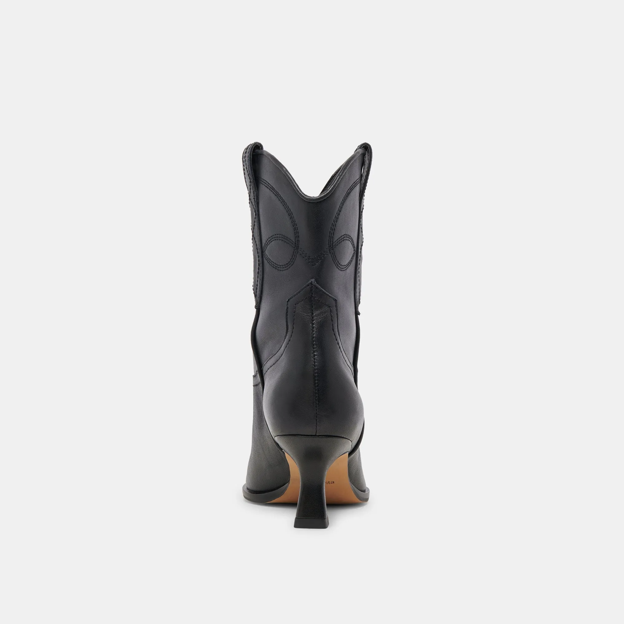 ANGEL BOOTIES BLACK LEATHER