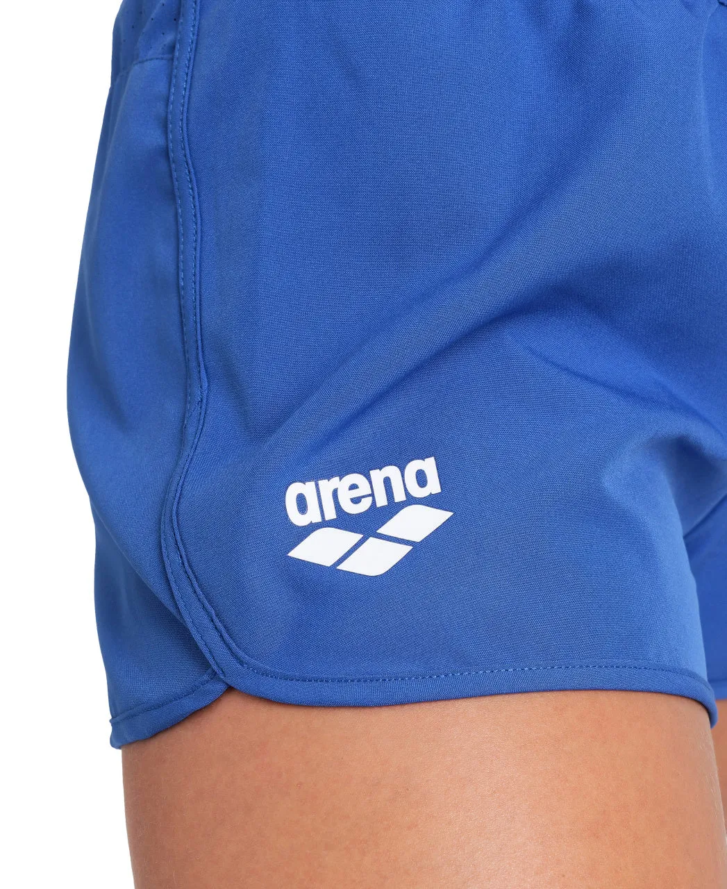 Arena Team Women's Solid Shorts - Royal