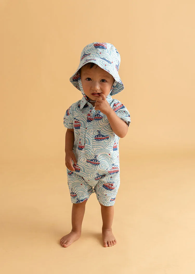 Baby Boy Romper Ships & Subs