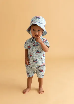 Baby Boy Romper Ships & Subs