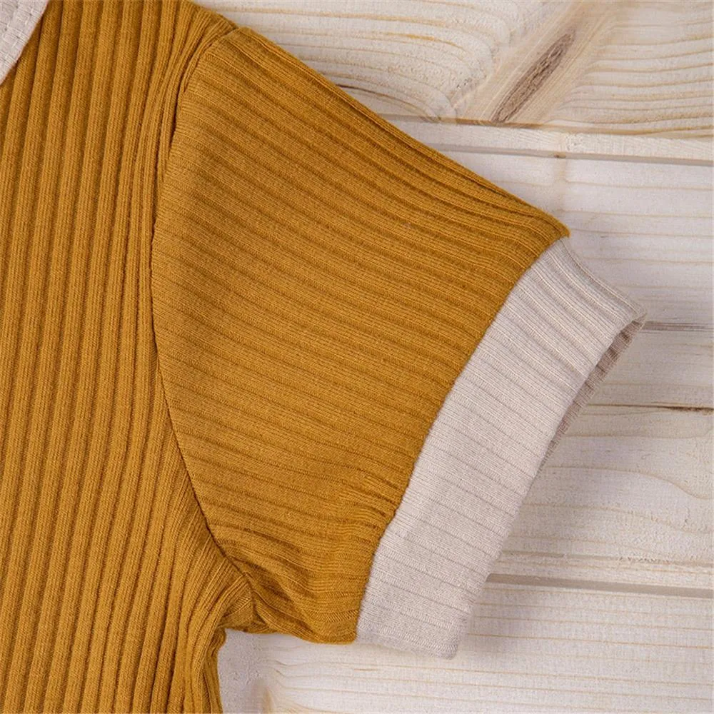 Baby Unisex Short Sleeve Striped Romper Wholesale Baby Rompers