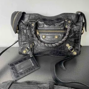 Balenciaga Mini City Bag Black Handbag