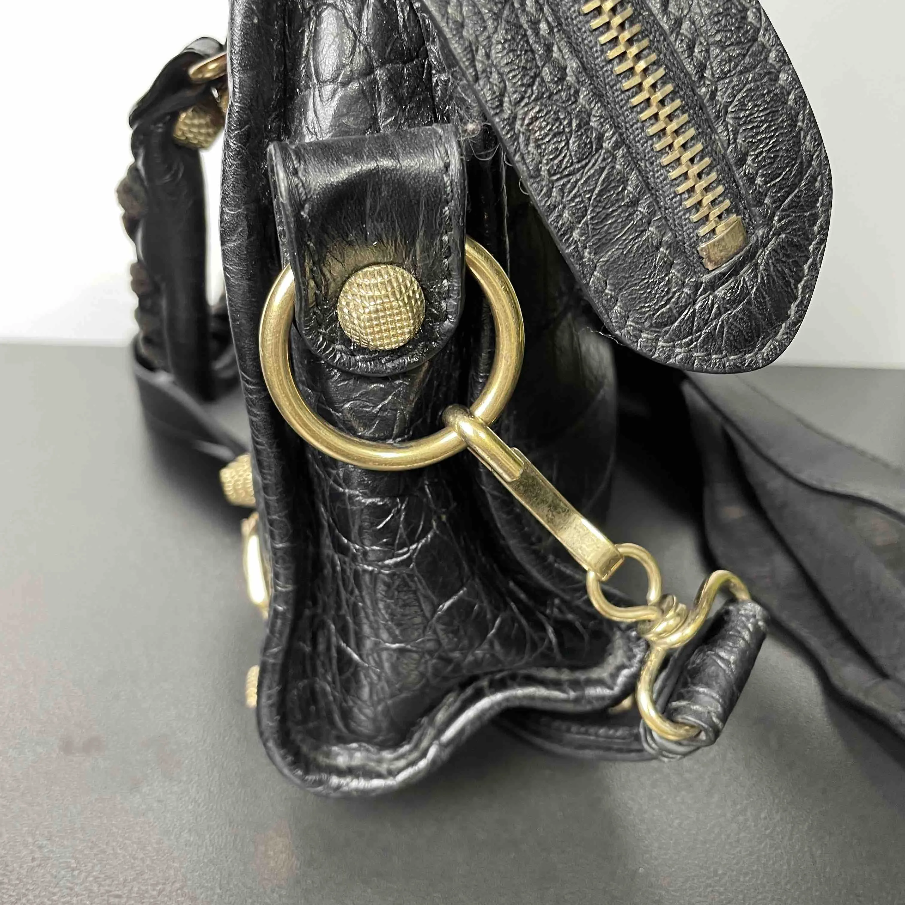 Balenciaga Mini City Bag Black Handbag