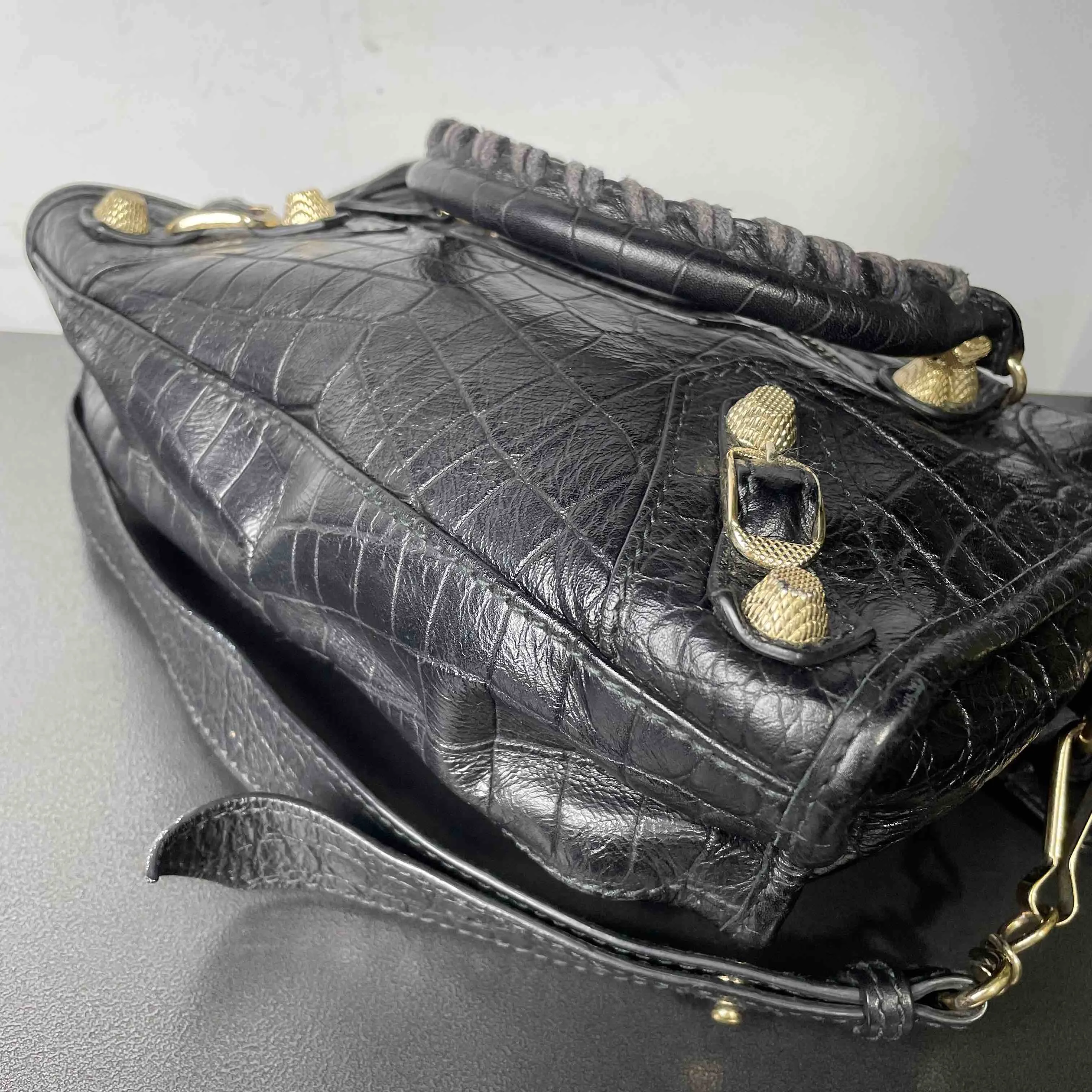 Balenciaga Mini City Bag Black Handbag