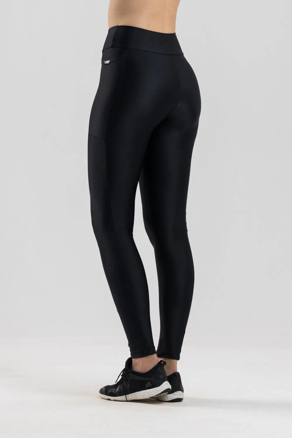 Basic Pocket Leggings - Black