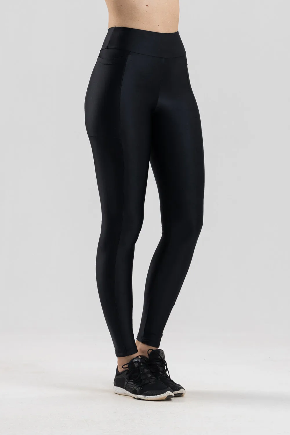 Basic Pocket Leggings - Black
