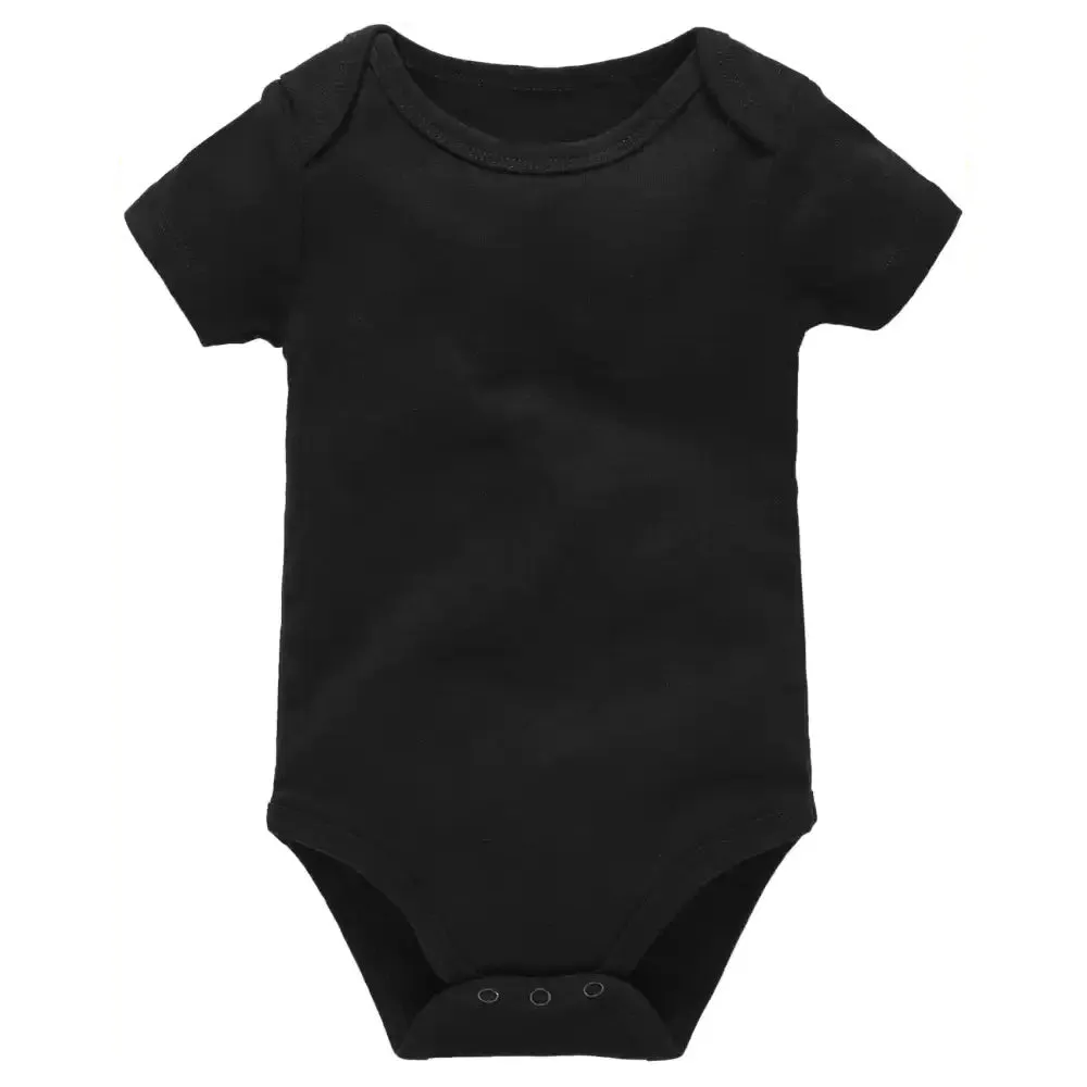 Basics Short Sleeve Half Romper for Newborn Baby Boys & Baby Girls