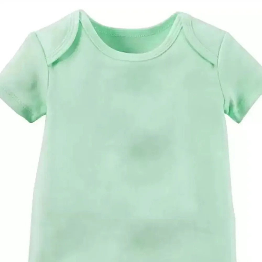Basics Short Sleeve Half Romper for Newborn Baby Boys & Baby Girls