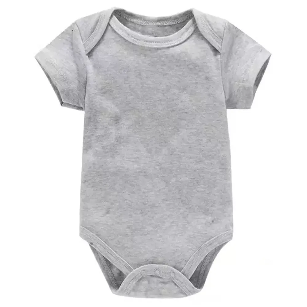 Basics Short Sleeve Half Romper for Newborn Baby Boys & Baby Girls