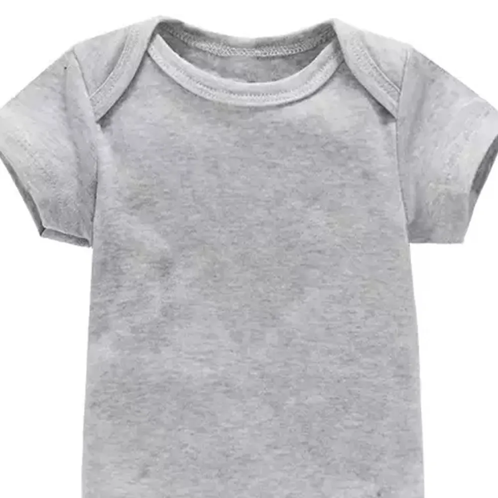 Basics Short Sleeve Half Romper for Newborn Baby Boys & Baby Girls