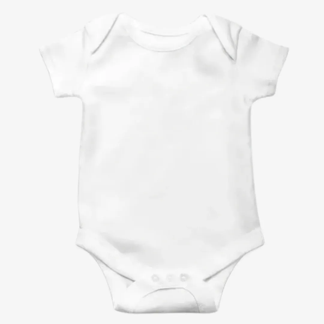 Basics Short Sleeve Half Romper for Newborn Baby Boys & Baby Girls