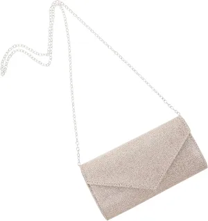 BESTYASH Evening Clutch Purse Bag for Women Rhine Clutch Purses Chain Shiny Crossbody Bag for Prom and Wedding