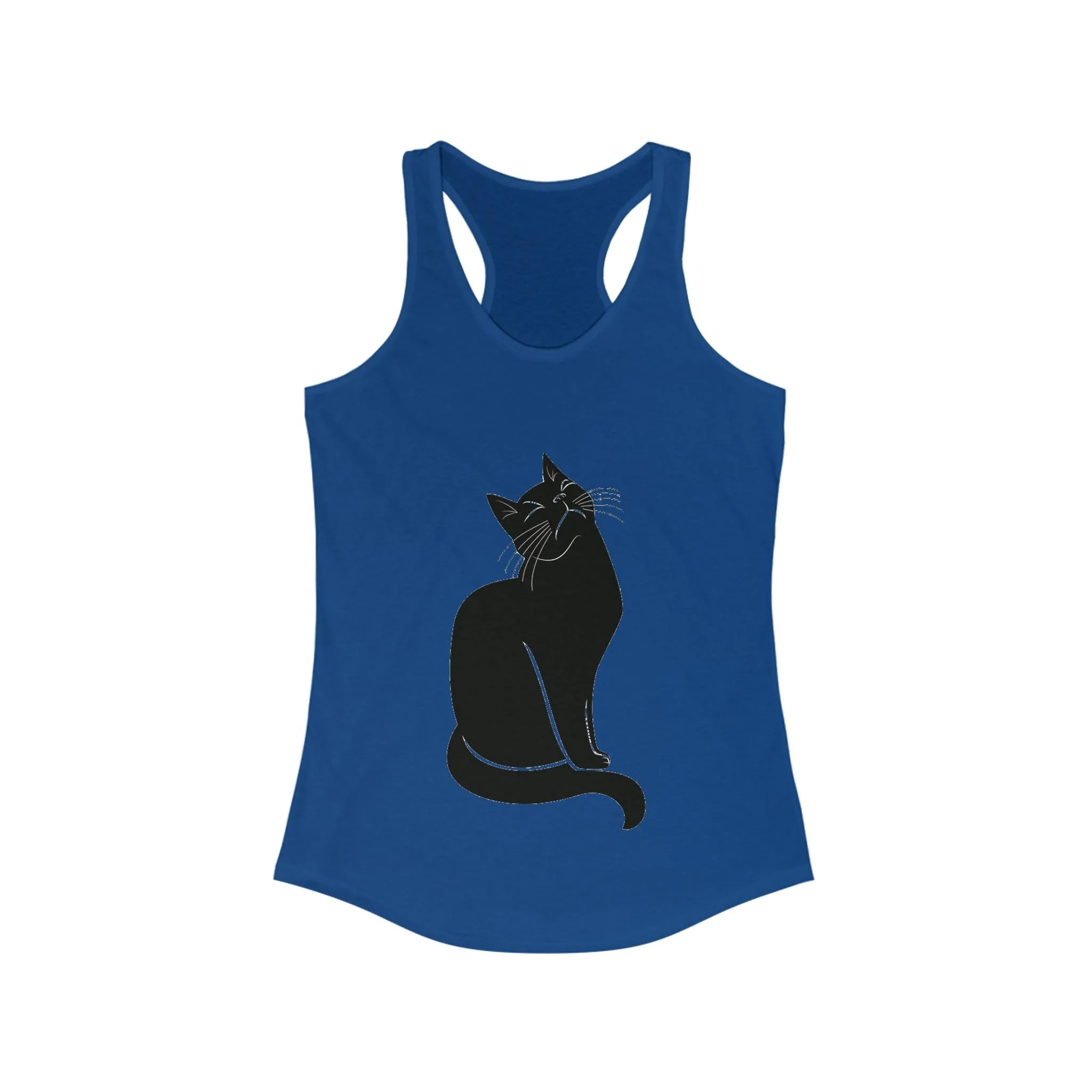 Black Cat Women's Ideal Racerback Tank