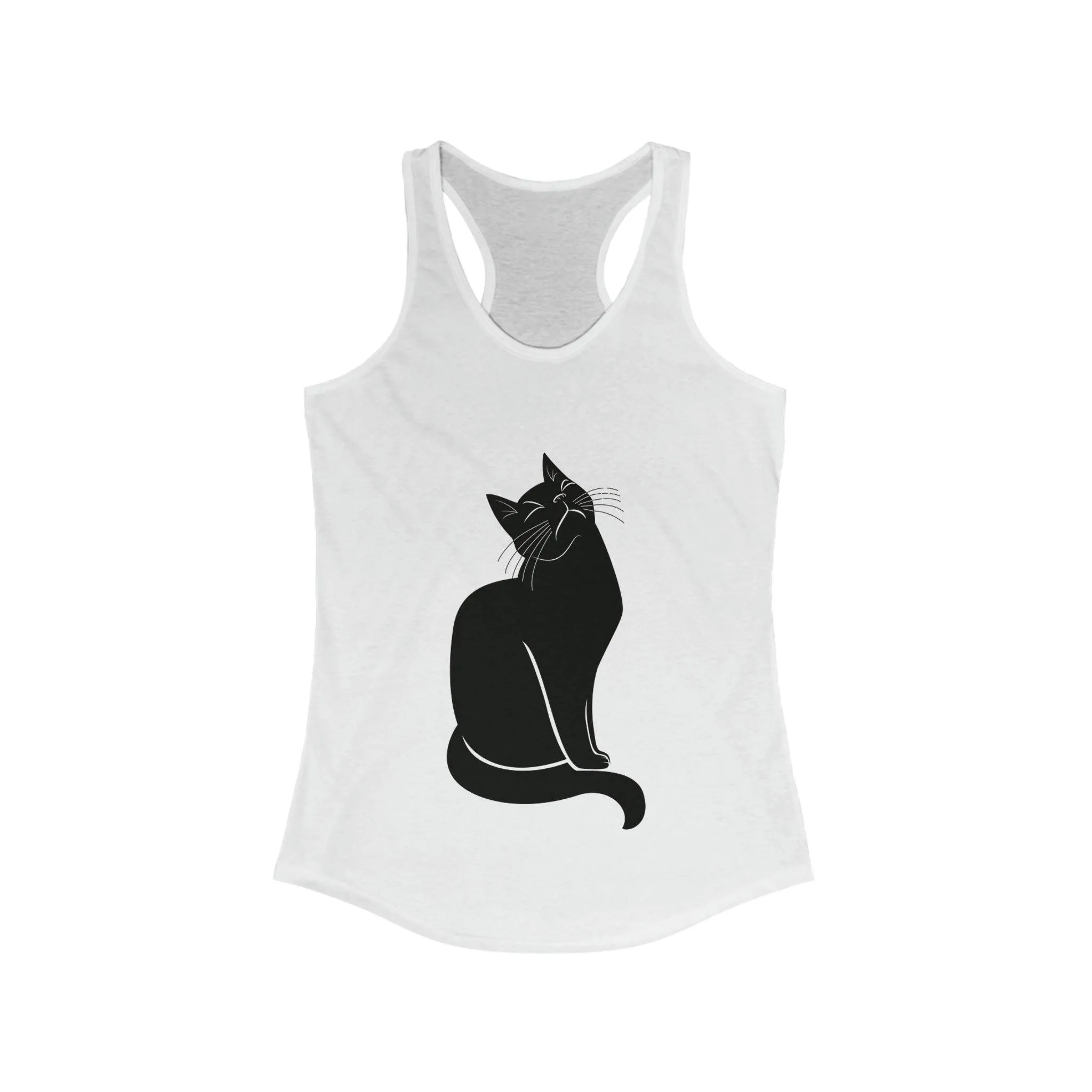 Black Cat Women's Ideal Racerback Tank