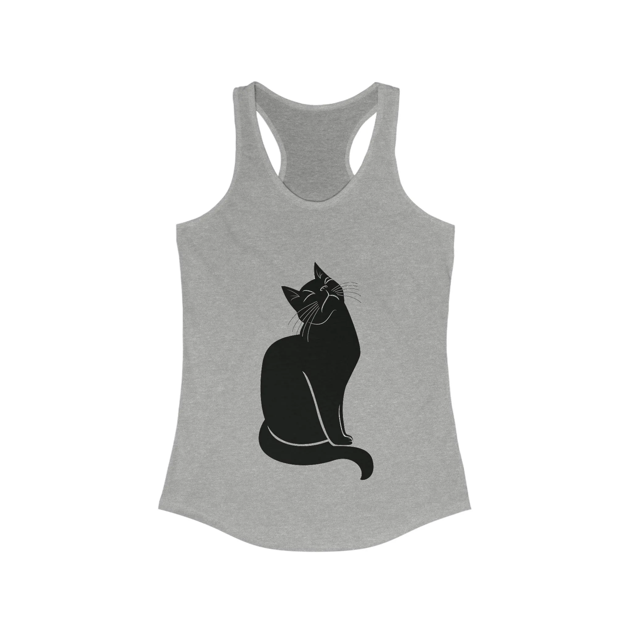 Black Cat Women's Ideal Racerback Tank