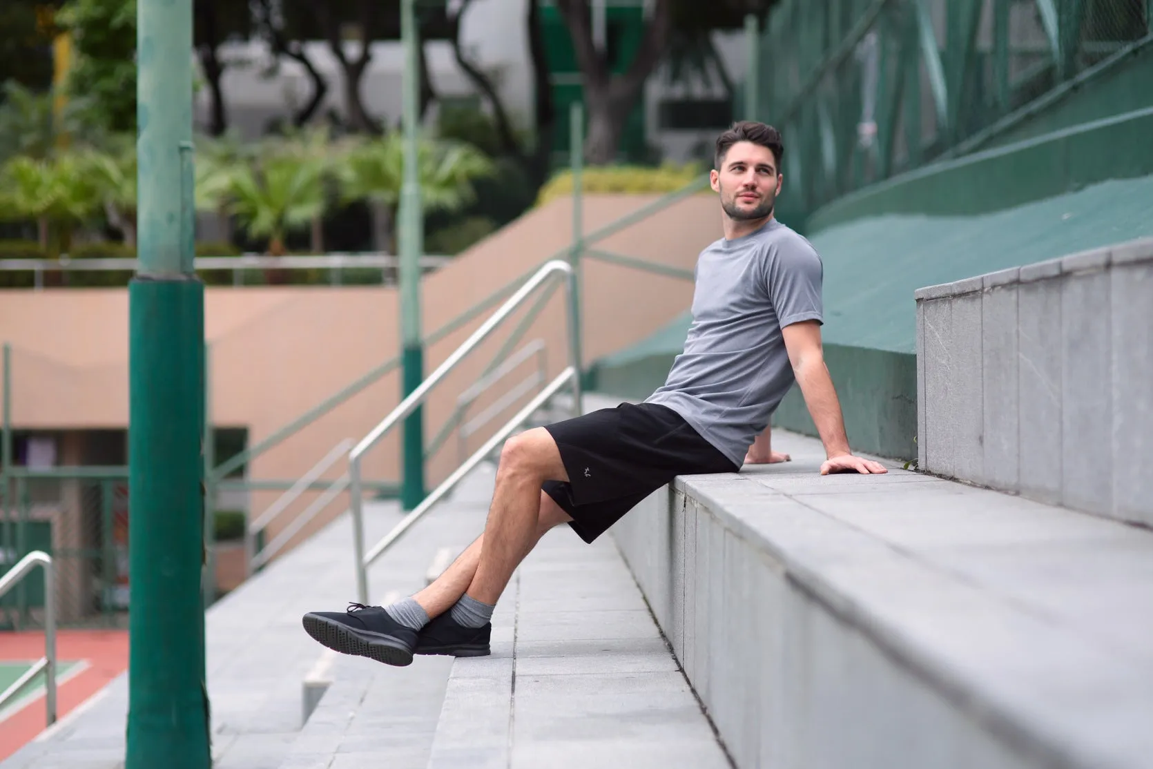 Breathable and stretchy men's shorts "Claude"