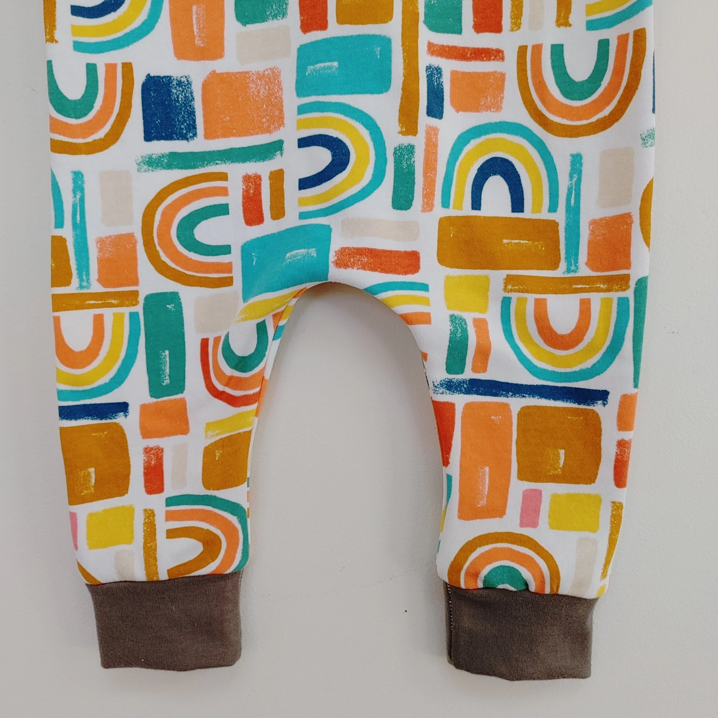 Building Blocks / Taupe Romper