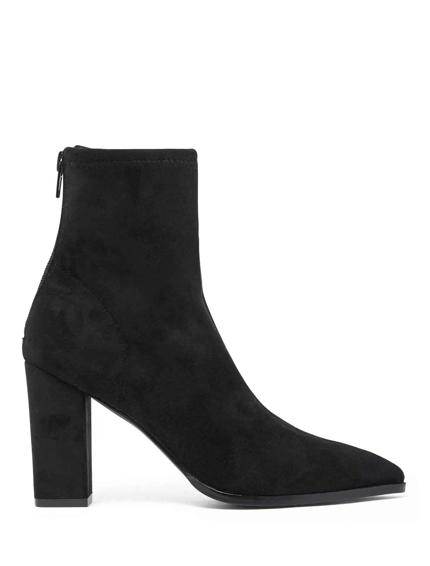 Camille Block Heel Sock Boot