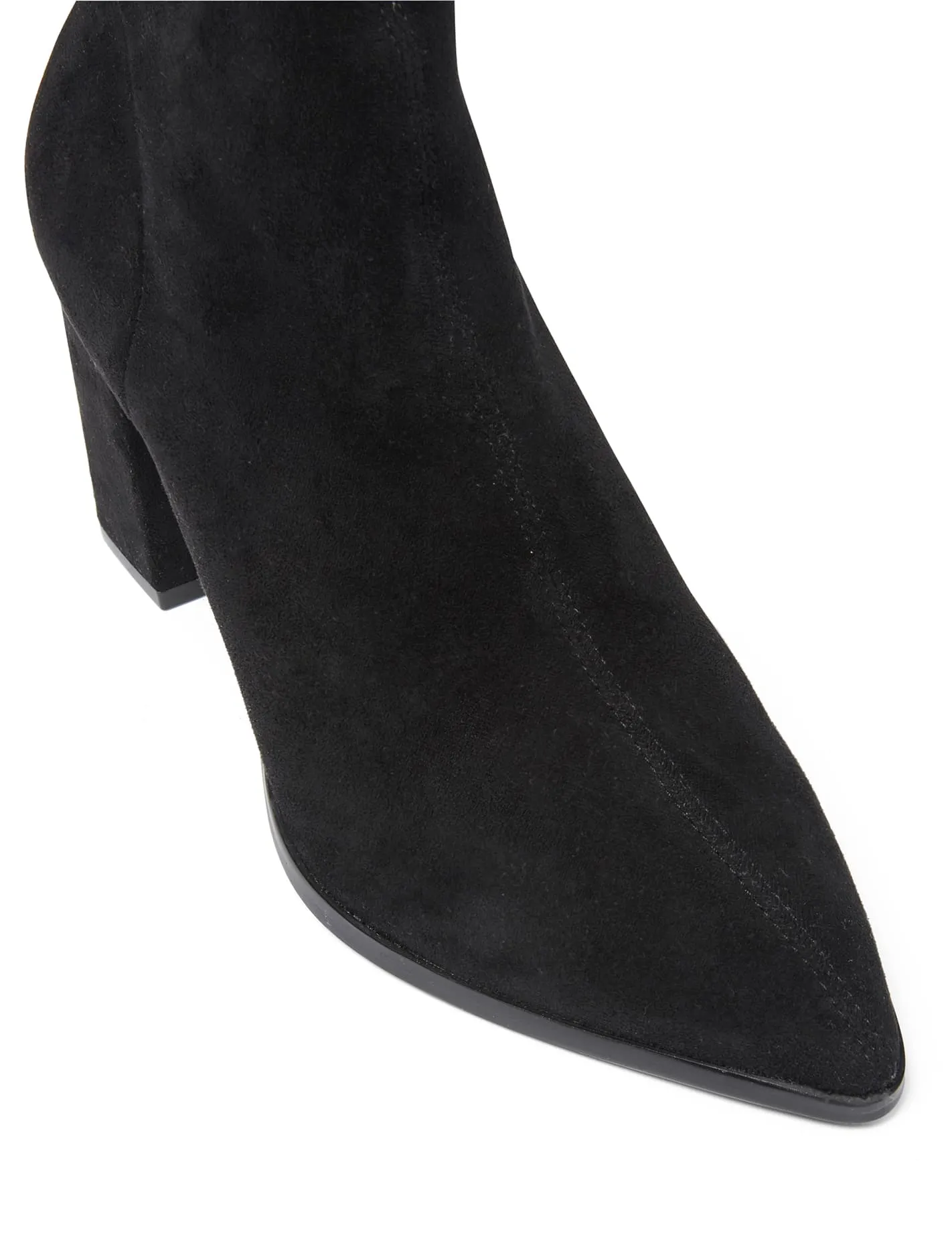 Camille Block Heel Sock Boot