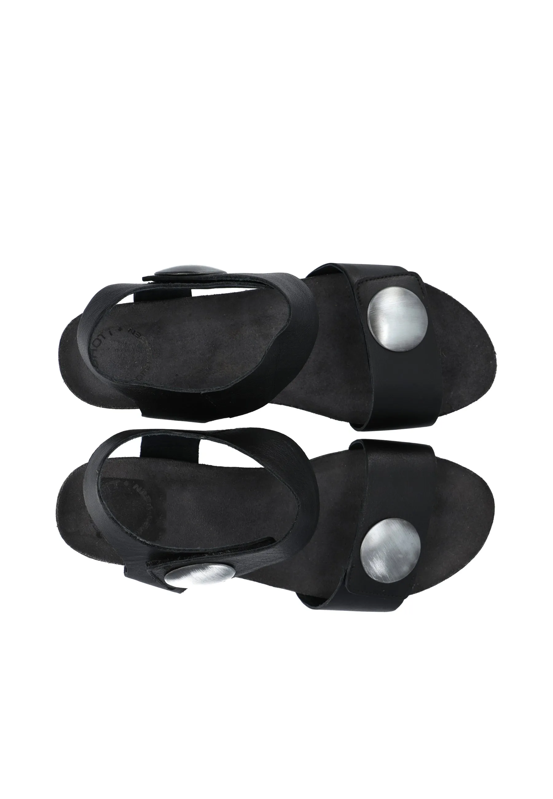 CASALBERTA Velcro Button Sandal Leather