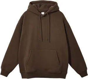 Cathalem Hoodies for Men Oversized Hoodie Wash Plush Cotton Hooded Sweatshirt Vintage Heavyweight Hoodie Men Streetwear