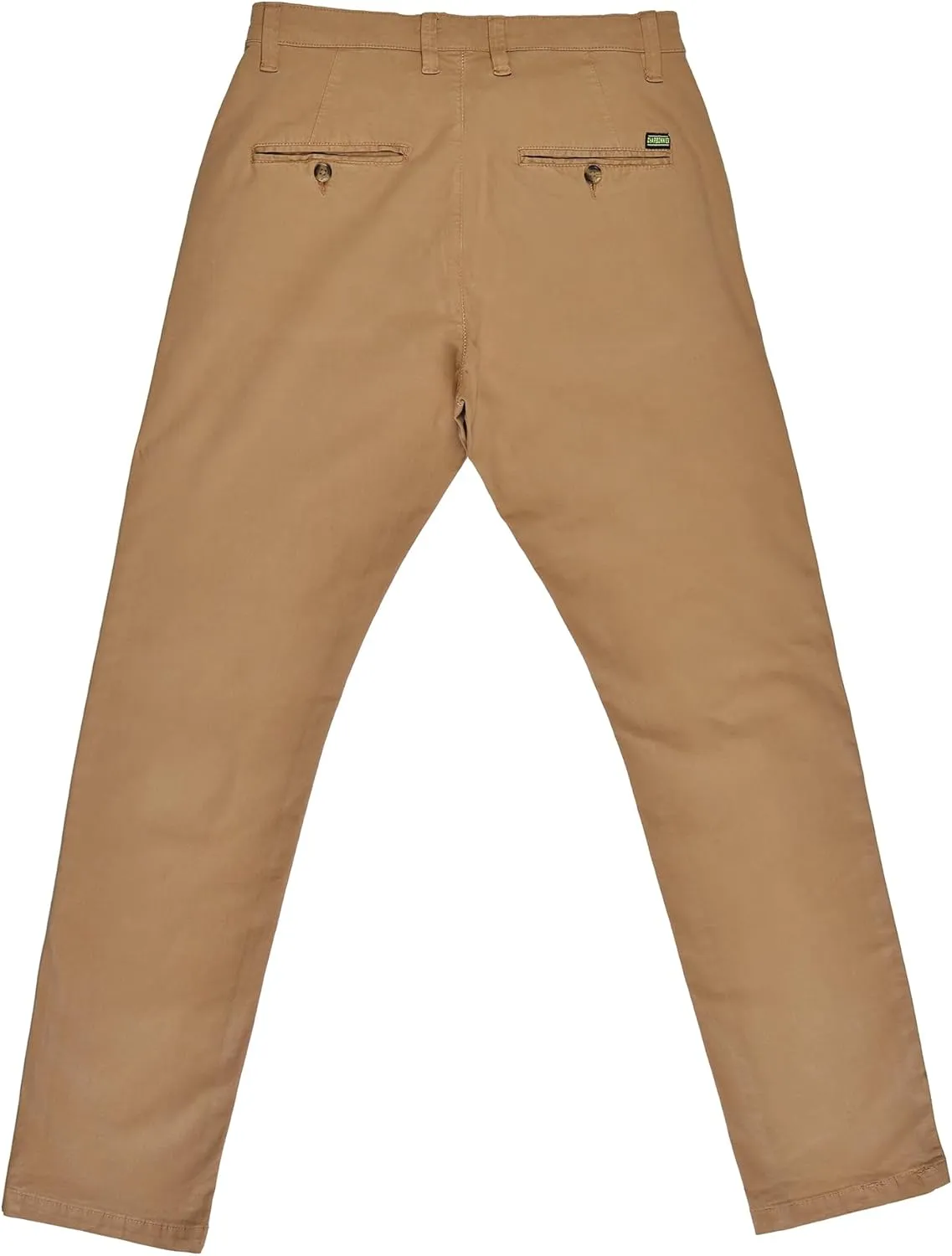 CHARBONNIER Mens Slim fit Chinos Pants, Flat Front Design and Back Buttoned Pockets, Comfortable Mens Pants for Casual wear