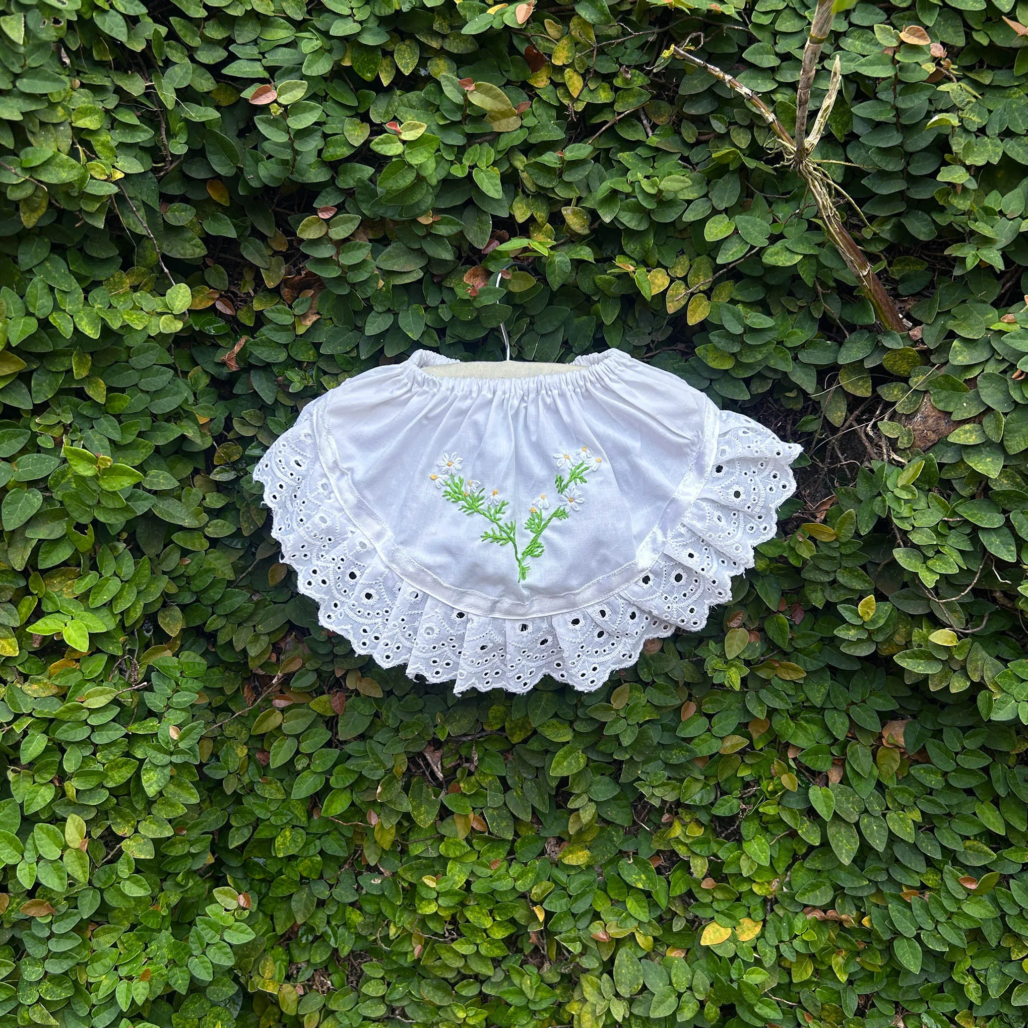 Charming Floral Embroidered Baby Bloomers