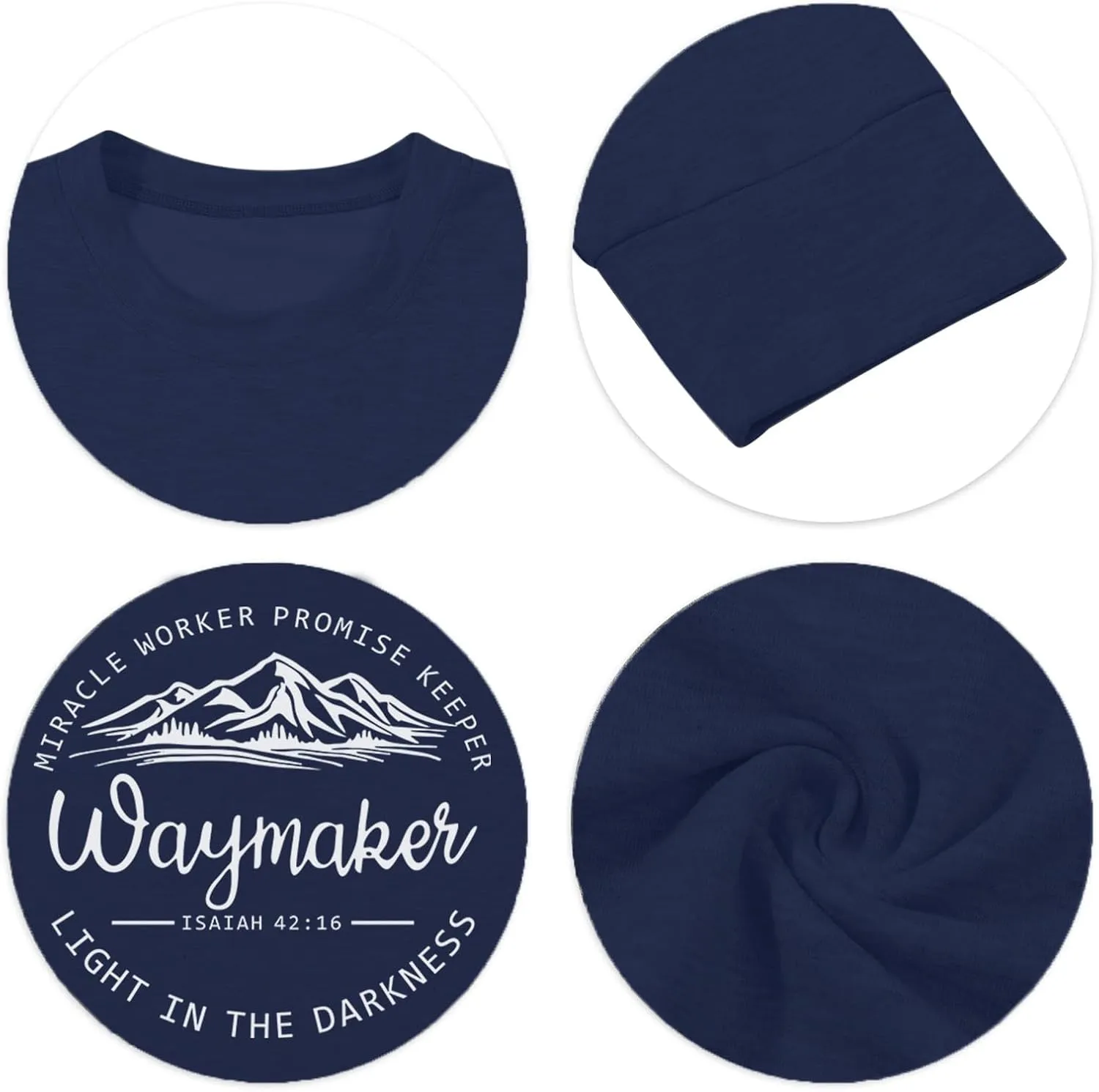 Christian Waymaker Sweatshirts For Women Religious Faith Sweatshirt Womens Graphic Soft Crewneck Long Sleeve Shirts