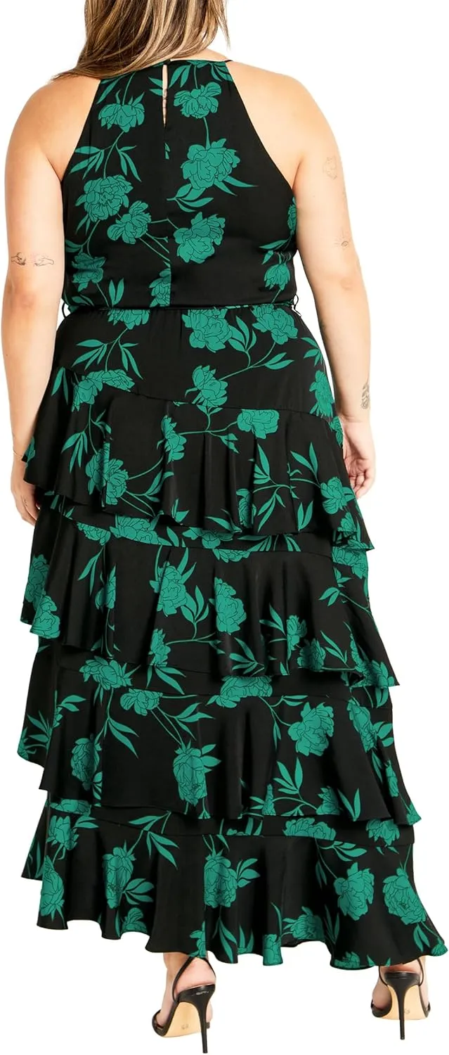 City Chic Women's Citychic Plus Size Maxi Joelle PRT