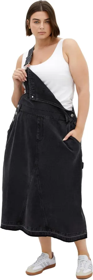 City Chic Women's Plus Size Dress - Pinafore Midi, 16