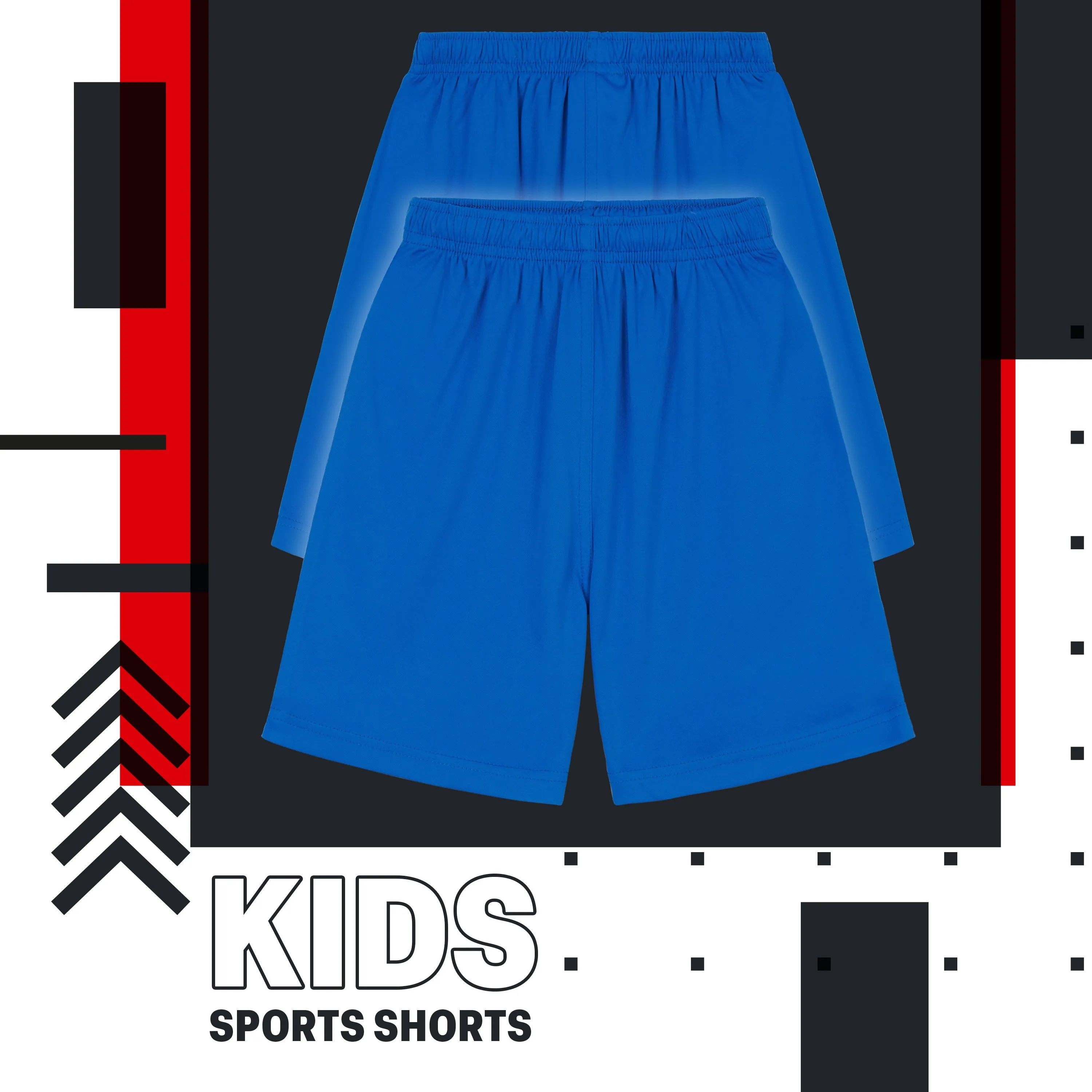 CityComfort Activewear Shorts for Kids, School PE Boys Shorts