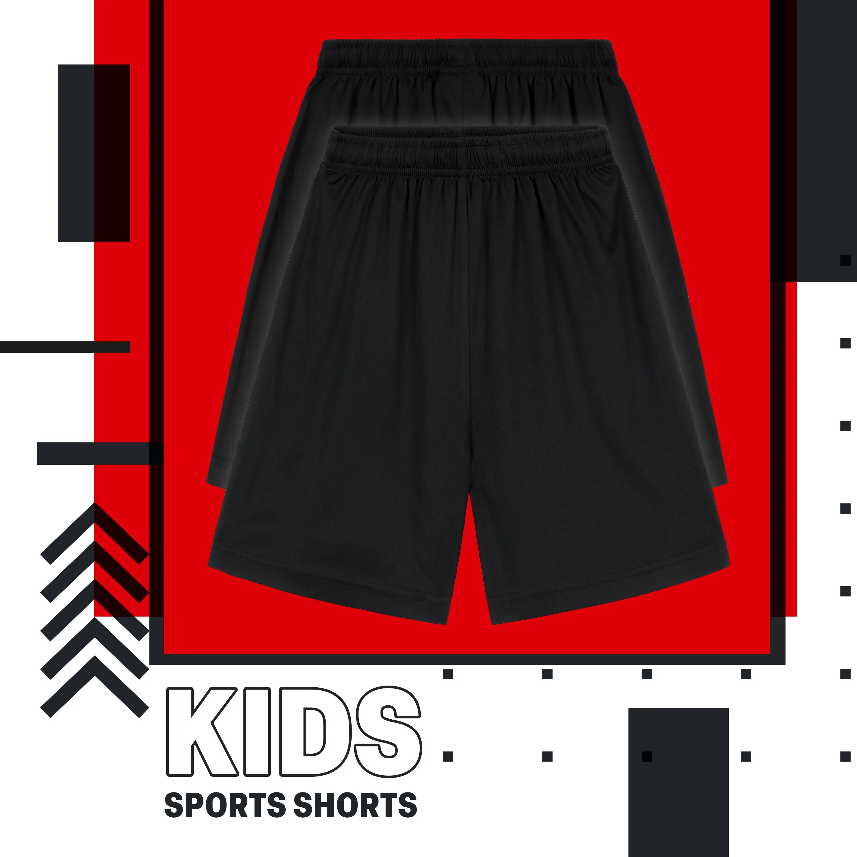 CityComfort Activewear Shorts for Kids, School PE Boys Shorts