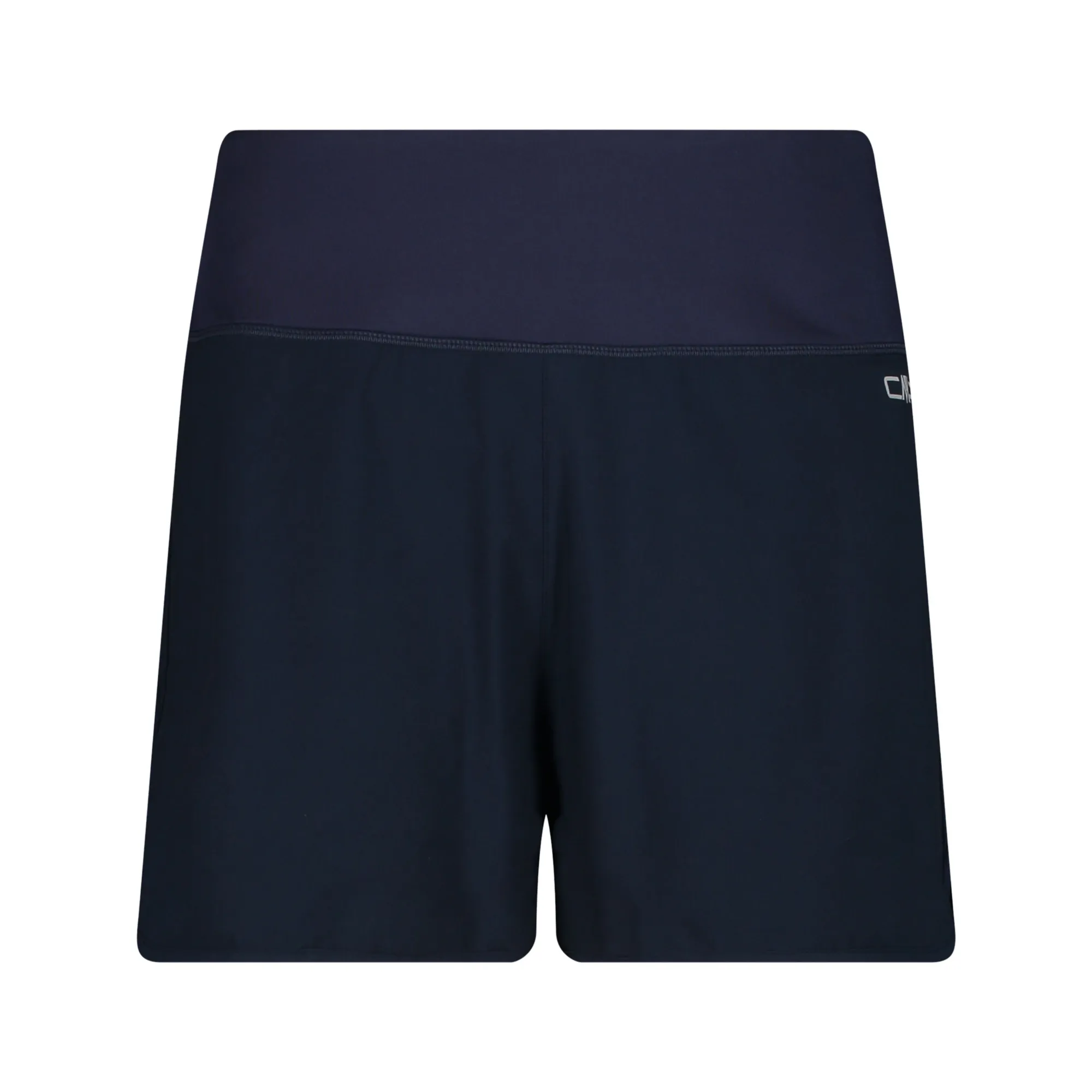 CMP Women's Unlimitech Trail Running 2-in-1 Shorts (3in)(Black/Blue)