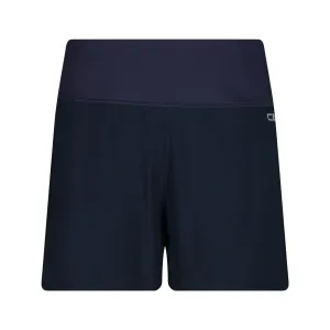 CMP Women's Unlimitech Trail Running 2-in-1 Shorts (3in)(Black/Blue)