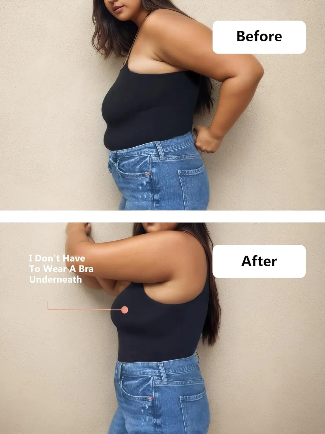 Compression Tank Tops for Women, High Shaping Scoop & V-Neck Cami, Shapewear Tummy Control Camisole