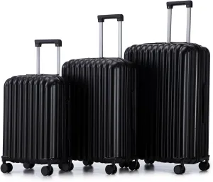 Convenient and Stylish ABS Spinner Wheel Luggage with USB Port and Cup Holder, 20/24/28 Inches