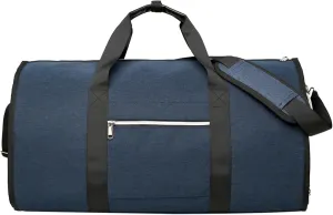 Convenient Foldable Garment Bag - Keep Clothes Wrinkles Lightweight, Water Resistant | Dry Wet Separated Pockets Overnight, Weekender Bags for Women and Men with Adjustable Shoulder Strap