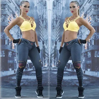 Cool Styles Superman 3D Printing Leggings