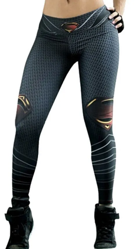 Cool Styles Superman 3D Printing Leggings