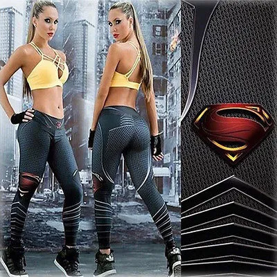 Cool Styles Superman 3D Printing Leggings